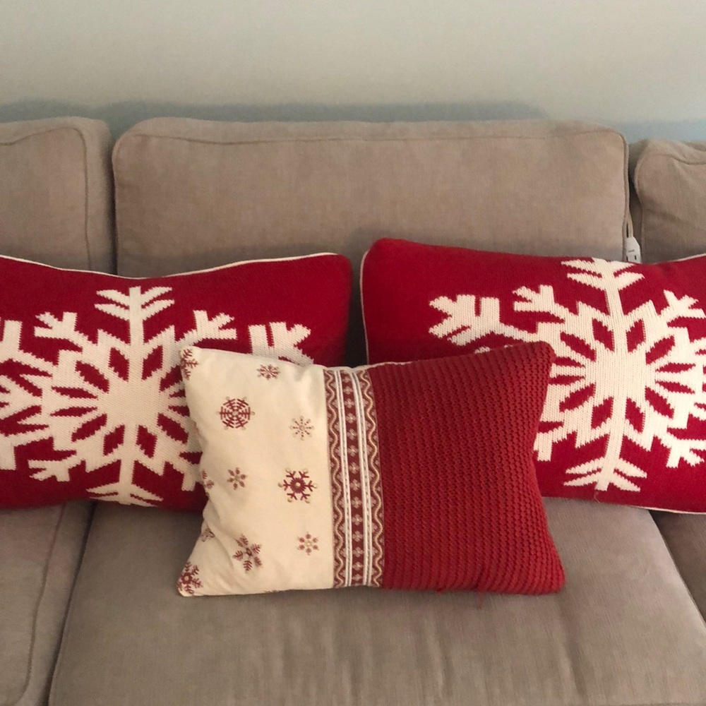 Winter theme pillows!